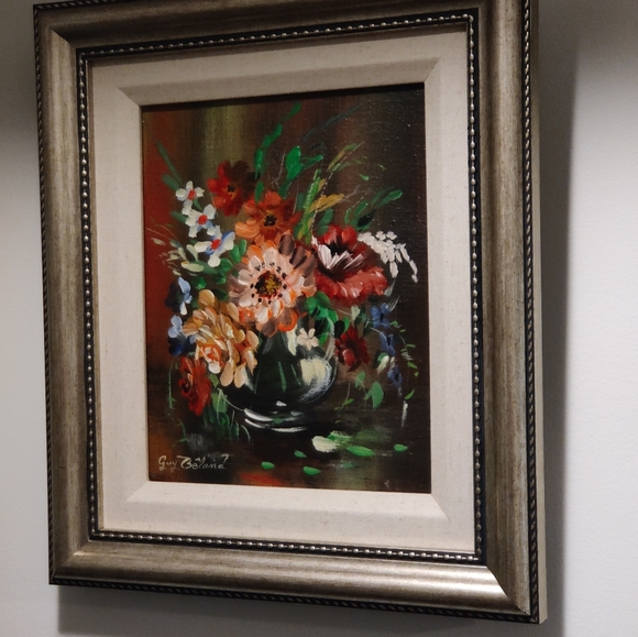 Vintage Original on Canvas Painting by Guy Beland - Picture 7 of 12